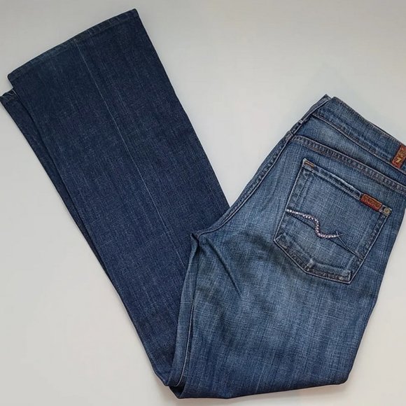 7 for all mankind - Boot cut jeans (swarovski crystals) - Picture 6 of 8
